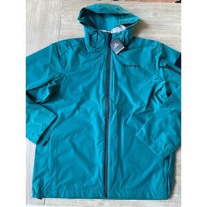 Baerskin BS Rain Jacket Dark Teal Size Large New With Tags